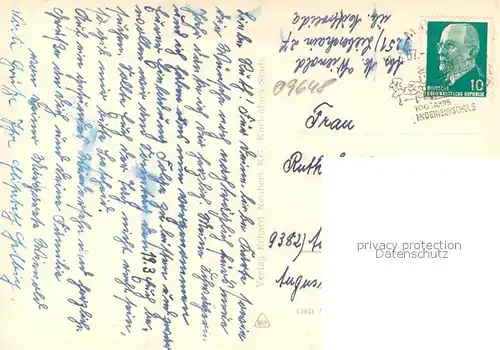 AK / Ansichtskarte Mittweida Sportstadion am Schwanenteich Bahnhofsvorplatz Stadtpanorama Ingenieurschule Zschopautal Mittweida