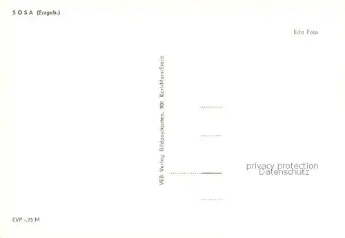 AK / Ansichtskarte Sosa_Erzgebirge Panorama Sosa Erzgebirge