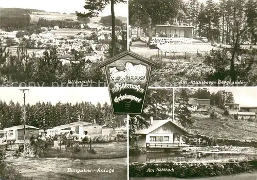 AK / Ansichtskarte Hinternah Teilansicht Am Muehlberg Bergbaude Bungalow Anlage Am Kohlbach Hinternah