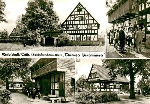 AK / Ansichtskarte Rudolstadt Volkskundemuseum Thueringer Bauernhaeuser Rudolstadt