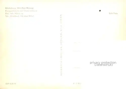 AK / Ansichtskarte Weimar__Thueringen Berggaststaette Stiefelsburg Pensionshaus Gastraum 