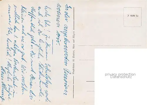 AK / Ansichtskarte Binz_Ruegen Villen am Strand Binz_Ruegen