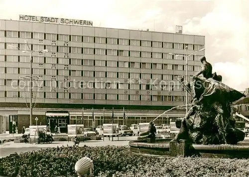 AK / Ansichtskarte Schwerin__Mecklenburg Hotel Stadt Schwerin 