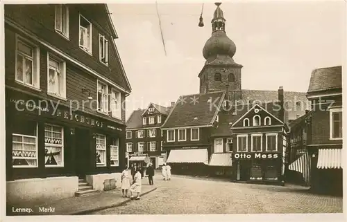 AK / Ansichtskarte Lennep Markt Kirche Lennep