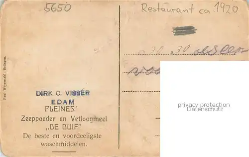 AK / Ansichtskarte Solingen Restaurant Im Krug Paul Odendahl Solingen