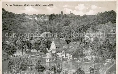 AK / Ansichtskarte Haan_Rheinland Kaffee Restaurant Heidelberger Muehle Panorama Haan_Rheinland