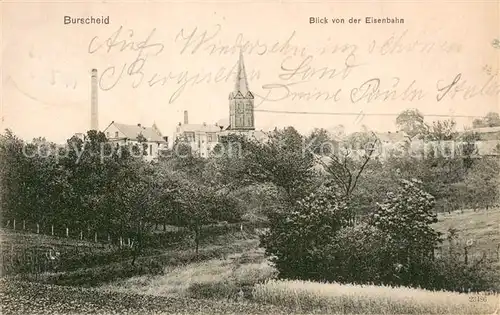 AK / Ansichtskarte 33 Burscheid Blick von der Eisenbahn  Burscheid