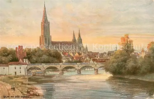 AK / Ansichtskarte Ulm__Donau Ulm an der Donau OLLETTE Nr.2007 