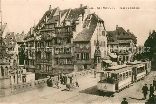 AK / Ansichtskarte Strassenbahn Strasbourg 