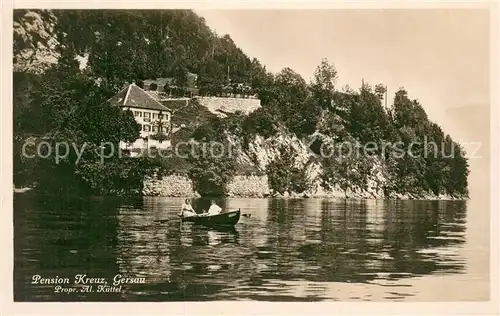 AK / Ansichtskarte 33 Gersau_Vierwaldstaettersee Ansicht vom See aus  Gersau_Vierwaldstaettersee