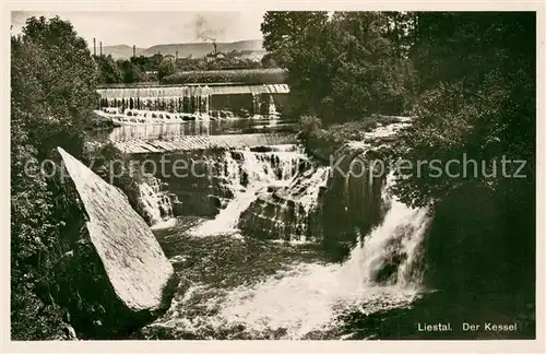 AK / Ansichtskarte Liestal_BL Der Kessel Wasserfall 