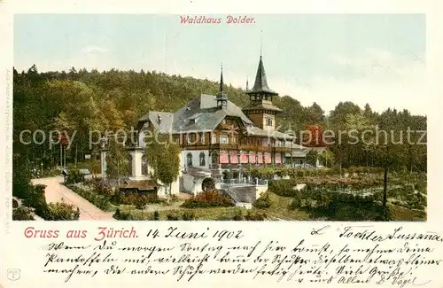 AK / Ansichtskarte Zuerich_ZH Waldhaus Dolder Zuerich_ZH