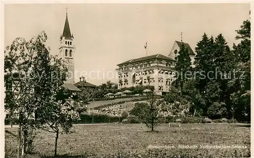 AK / Ansichtskarte Romanshorn_TG Alkoholfreies Volksheim zum Schloss Romanshorn TG