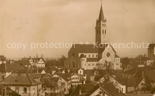 AK / Ansichtskarte Romanshorn_TG Hafenstrasse Kirche Romanshorn TG