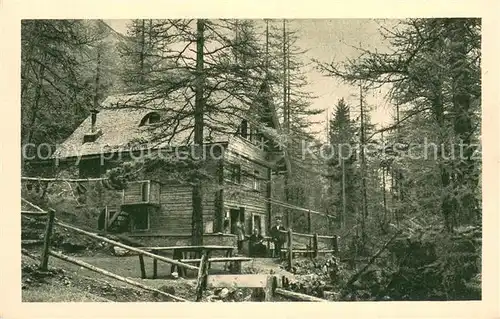 AK / Ansichtskarte Zernez_GR Blockhaus Val Cluoza Schweizer Nationalpark Zernez_GR