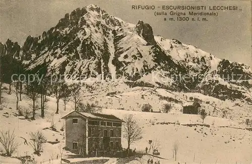 AK / Ansichtskarte Grigna_Meridionale_1300m_Lomardia_IT Rifugio Escursionisti Lecchesi 