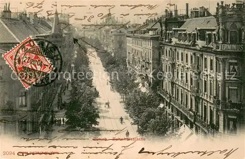 AK / Ansichtskarte Zuerich_ZH Bahnhofstrasse Zuerich_ZH