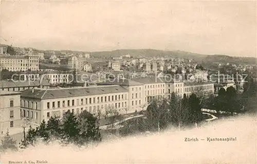 AK / Ansichtskarte Zuerich_ZH Kantonsspital Zuerich_ZH