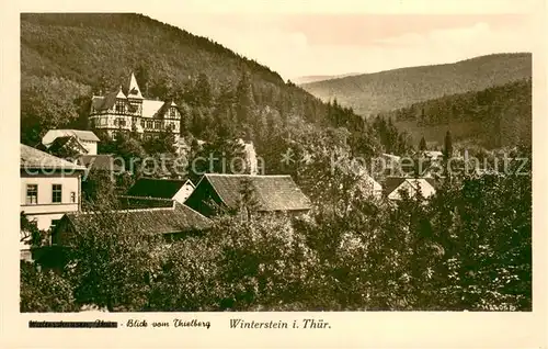AK / Ansichtskarte Winterstein_Waltershausen Blick vom Thielberg 