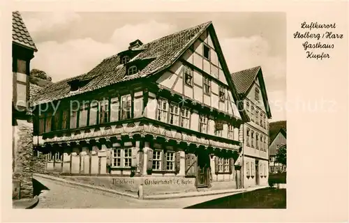 AK / Ansichtskarte Stolberg_Harz Gasthaus Kupfer Stolberg Harz