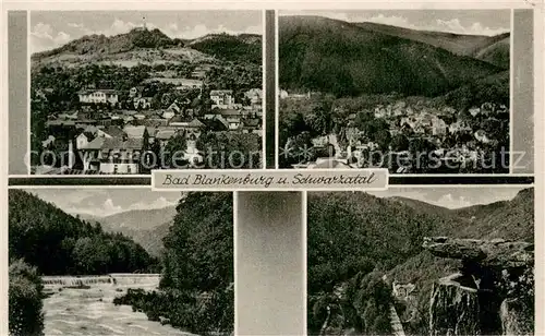 AK / Ansichtskarte Bad_Blankenburg im Schwarzatal Panorama Bad_Blankenburg