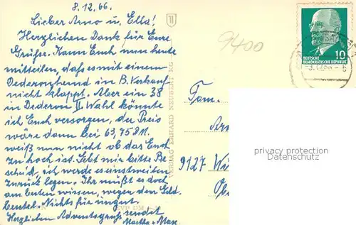 AK / Ansichtskarte Aue_Erzgebirge Muldepartie Sportlerheim Altmarkt Neue Krankenhaeuser Aue_Erzgebirge