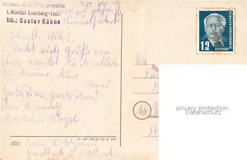 AK / Ansichtskarte Eisenberg_Thueringen Amtsschreibersmuehle im Muehltal Eisenberg Thueringen