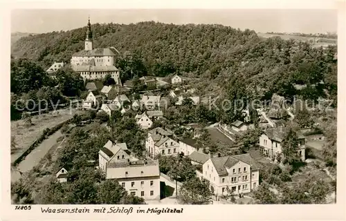 AK / Ansichtskarte Weesenstein mit Schloss im Mueglitztal Weesenstein