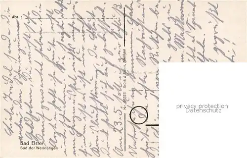 AK / Ansichtskarte Bad_Elster Badeplatz der Werktaetigen Bad_Elster
