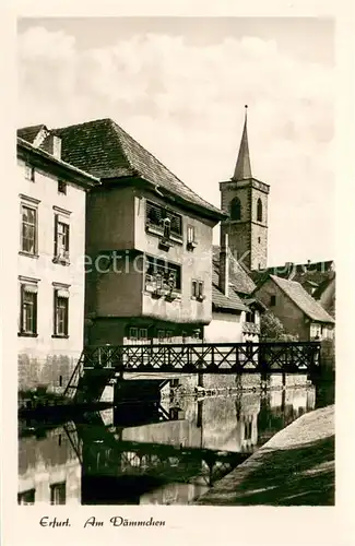 AK / Ansichtskarte Erfurt Am Daemmchen Erfurt
