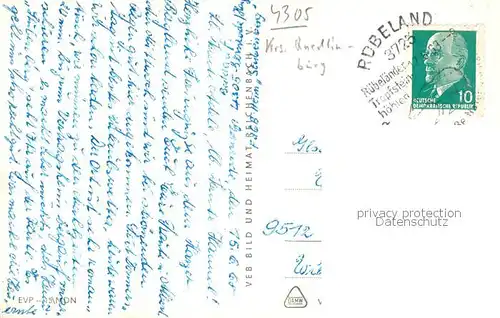 AK / Ansichtskarte Gernrode_Harz FDGB Heim Fritz Heckert Cyriakuskirche Rathaus FDGB Heim Stuebenberg Gernrode Harz