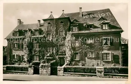 AK / Ansichtskarte Zuerich_ZH Pension Bergheim Zuerich_ZH