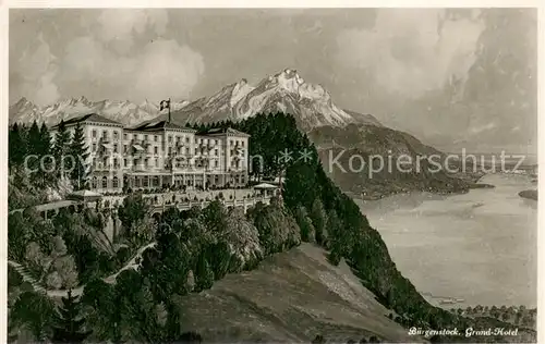 AK / Ansichtskarte Buergenstock_Vierwaldstaettersee Grand Hotel Buergenstock