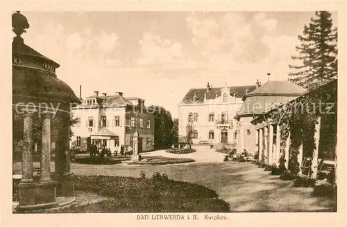 AK / Ansichtskarte Bad_Liebwerda_Lazne_Libverda_CZ Kurplatz 