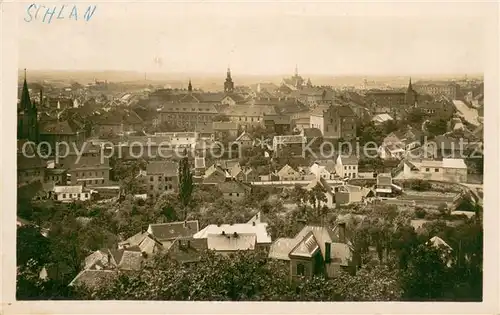 AK / Ansichtskarte Schlan_Slany_CZ Panorama 