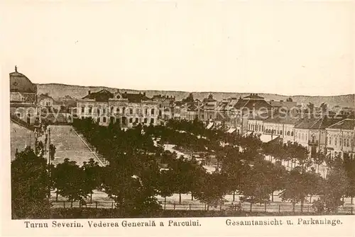 AK / Ansichtskarte Turnu_Severin_Mehedintj_RO Vederea Generala a Parcului 