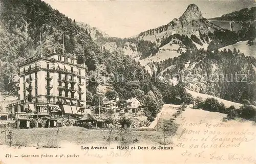 Les_Avants Hotel et Dent de Jaman Les_Avants