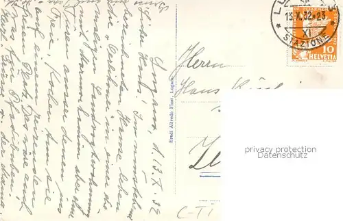 Magliaso_TI Ortspartie mit Kirche 