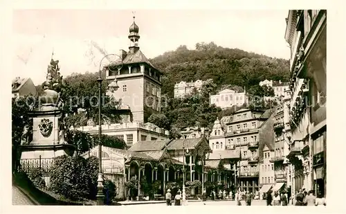 Karlovy_Vary_Karlsbad Mestska vez a Trzni kolonada 