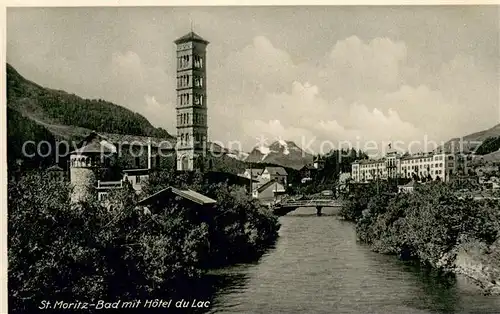 St_Moritz_Bad_GR mit Hotel du Lac St_Moritz_Bad_GR