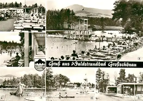 Grossschoenau_Sachsen Gaststaette Auskleideraeume Waldstrandbad Gondelteich Zeltplatz Lauscheblick Grossschoenau Sachsen