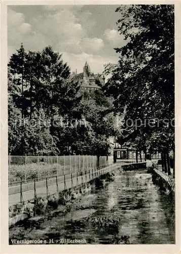 Wernigerode_Harz Zillerbach Schloss Wernigerode Harz