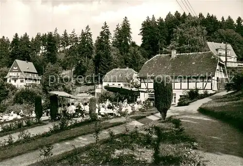 Altenbrak_Harz Kaffeegarten am Haus des Handwerks Altenbrak Harz