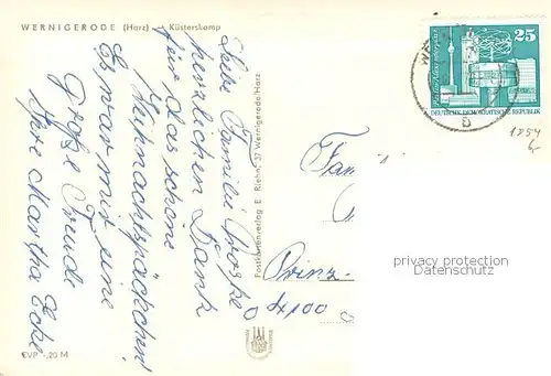 Wernigerode_Harz Kuesterskamp Wernigerode Harz