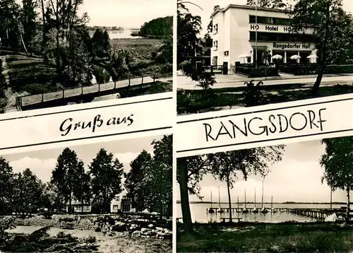 Rangsdorf Teilansichten Bootshafen HO Hotel Rangsdorfer Hof Rangsdorf