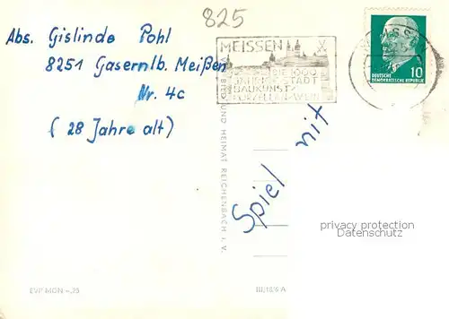 Meissen_Elbe_Sachsen Boettger Denkmal Domblick Bahnhof Dom und Albrechtsburg Elbepartie Meissen_Elbe_Sachsen