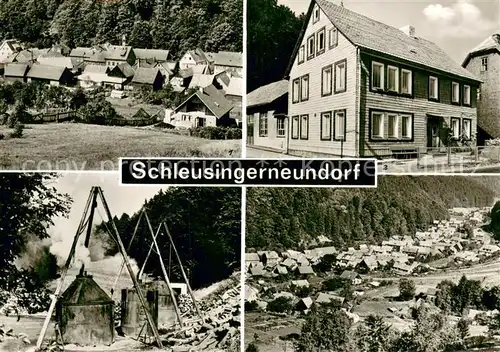 Schleusingerneundorf Ortsansichten Kohlenmeiler Schleusingerneundorf