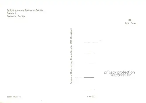 Zittau Fussgaengerzone Bautzner Strasse Bahnhof Bautzner Strasse Zittau