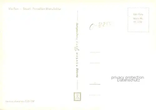 Meissen_Elbe_Sachsen Staatl Porzellan Manufaktur Meissen_Elbe_Sachsen