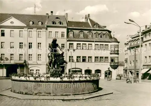 Gera Simsonbrunnen am Markt Gera